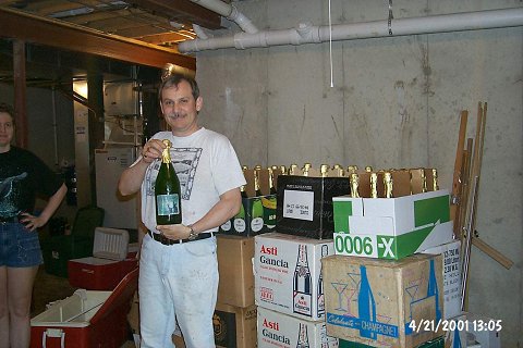 Brian, with the final bottle, a magnum.