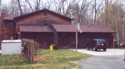 The garage you see has been converted into a large gameroom.