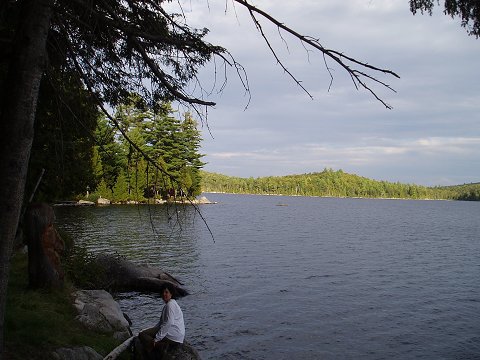 From Indian Camp, looking towards Point Camp.