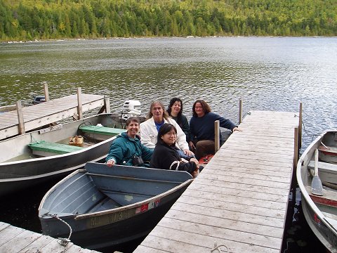 The team, at the departure dock on the way home.  We'll be back!