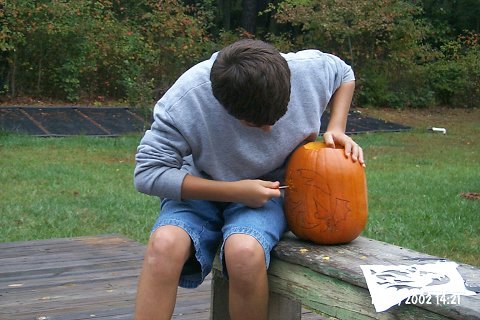 Willie doesn't play well with others. Nor will this pumpkin after all is said and done.