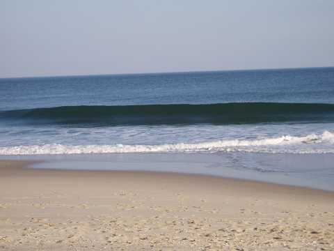 The waves actually were quite lovely.